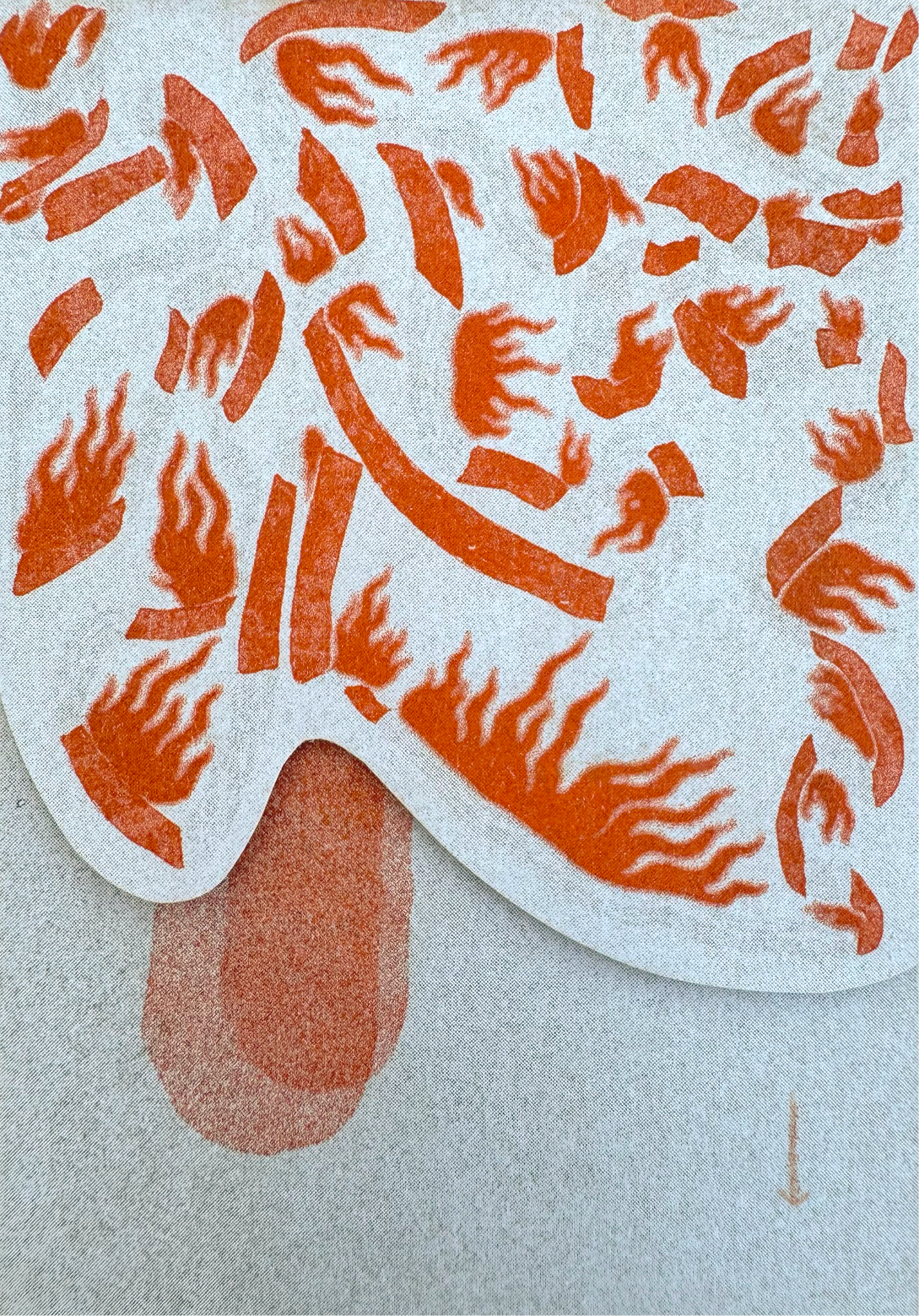 Photograph of the Walking Without Traveling zine cover
